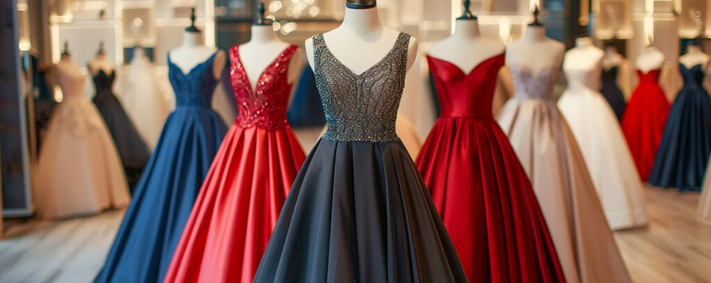 red-black-dress-with-silver-beaded-bodice-black-skirt