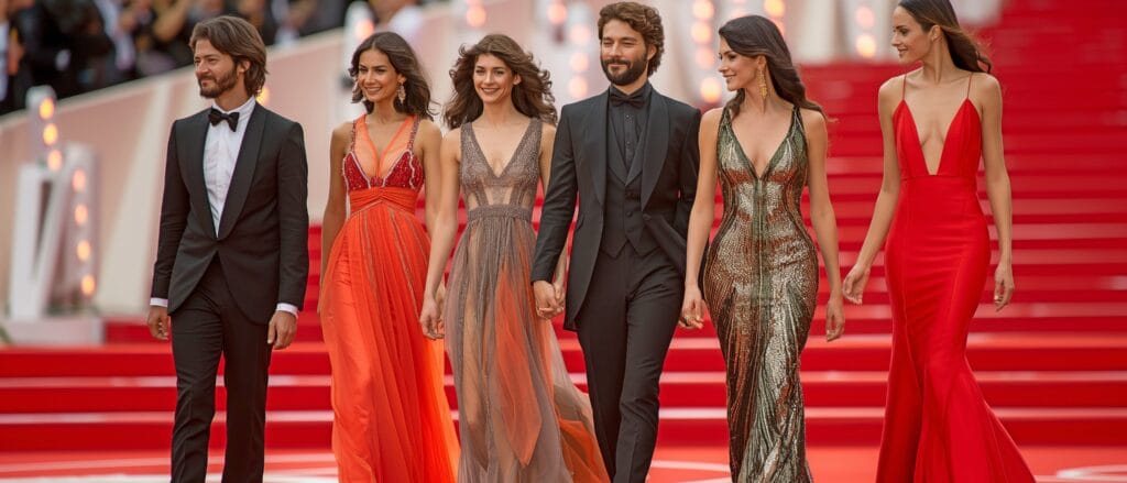 Beautiful evening gowns worn by celebrities make their way to th