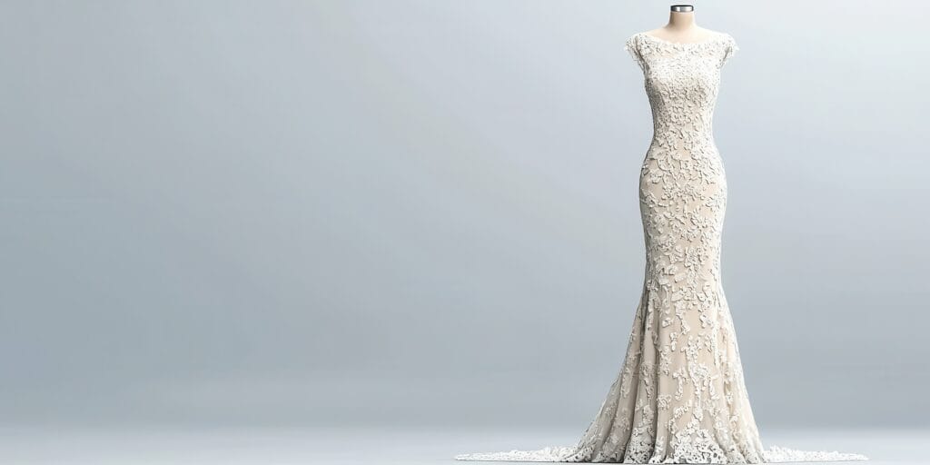 elegant-white-lace-wedding-dress-mannequin